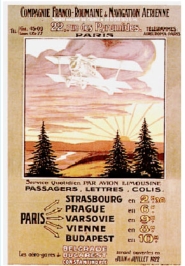 Affiche de la Cie Franco-Roumaine - 1922